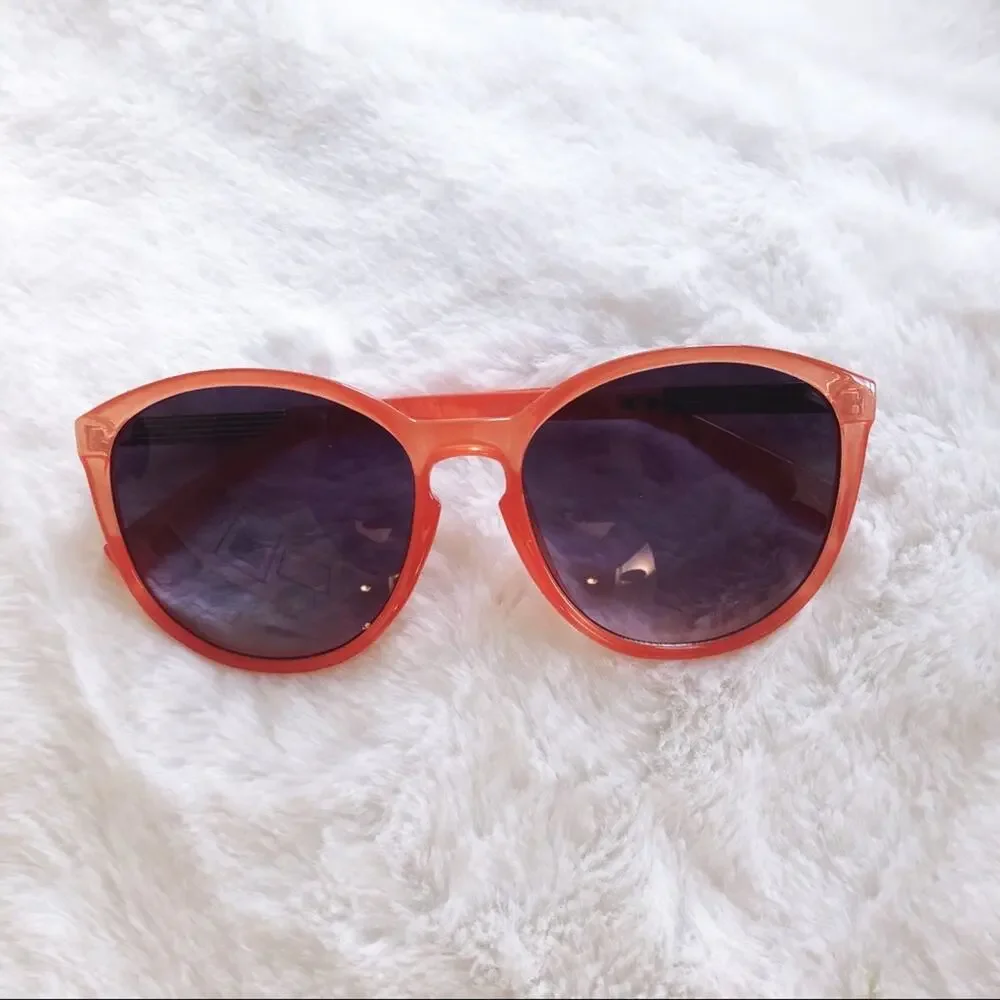 Celia Red Cat Eye Full Rim Sunglasses